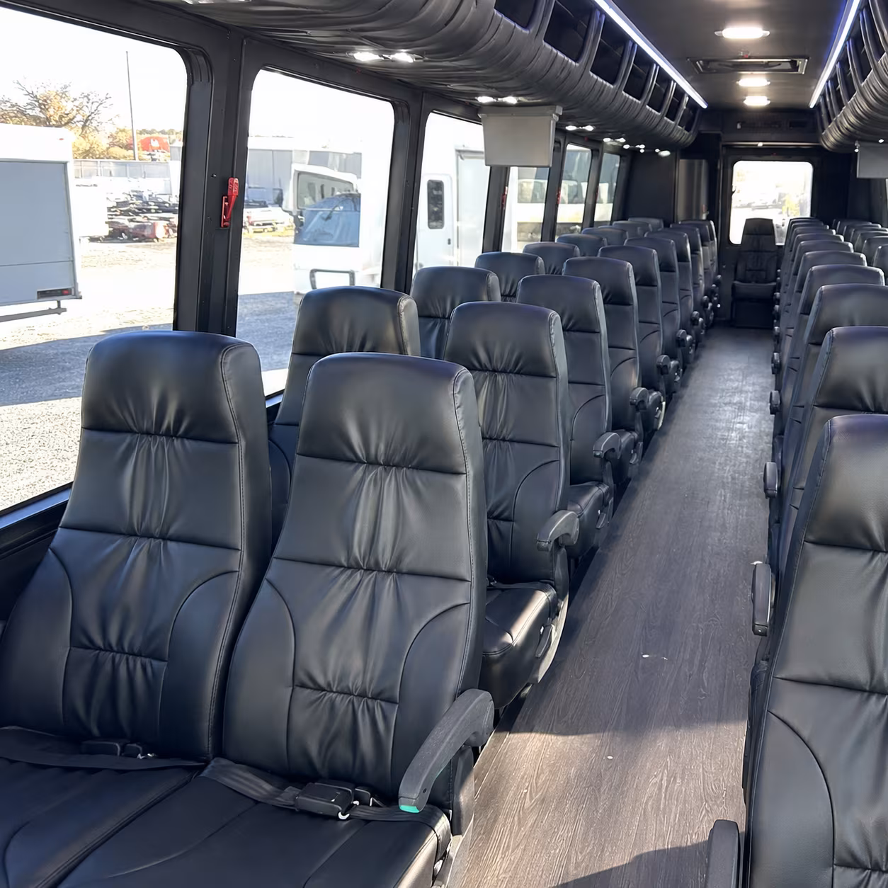 30 passenger minibus inside