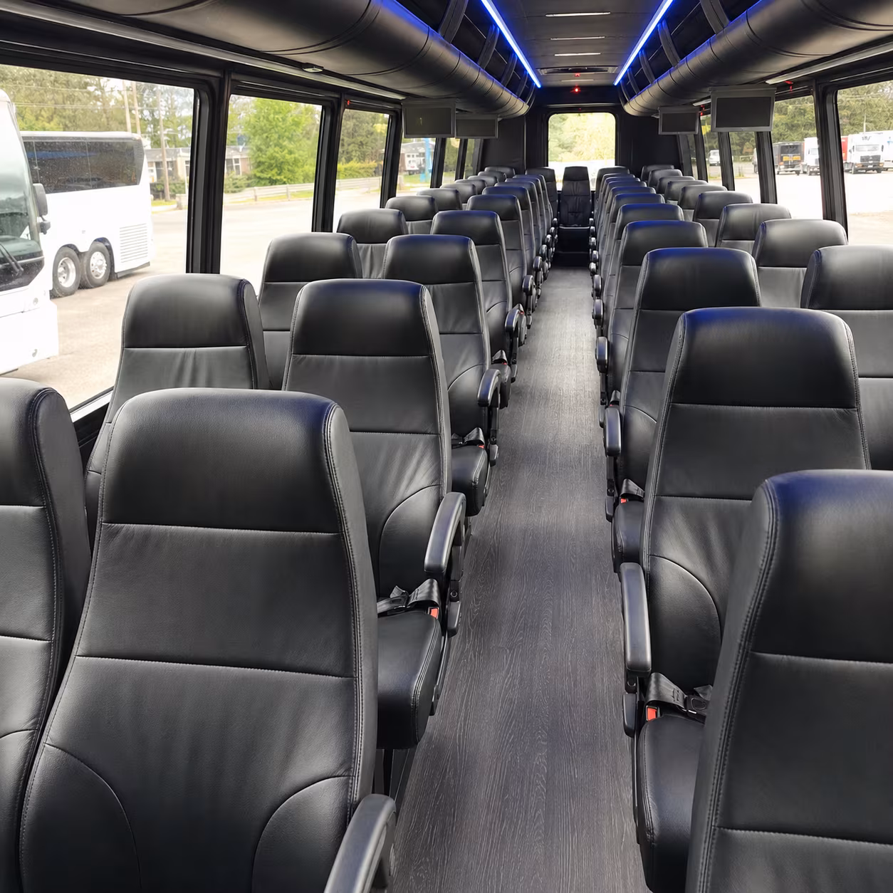 35 passenger minibus interior