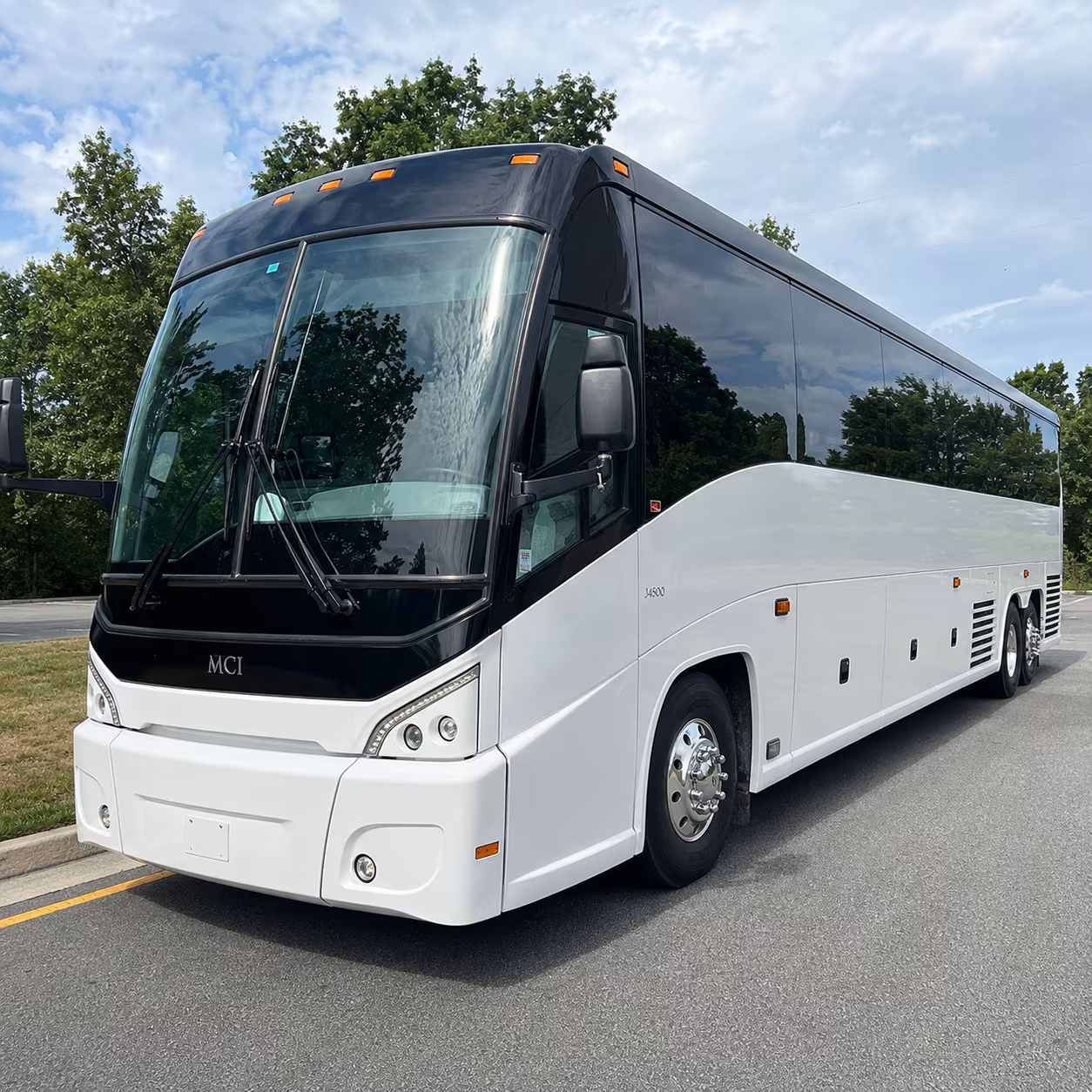 56 passenger charter bus