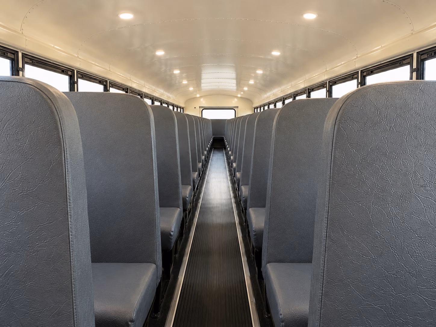 school bus interior