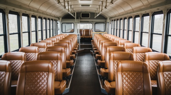 berkeley school bus rental inside